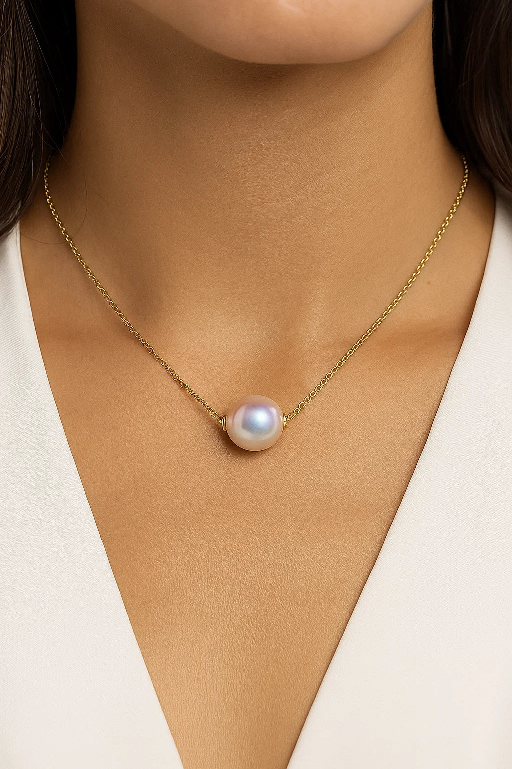 Akoya Pearl Pendant Necklace