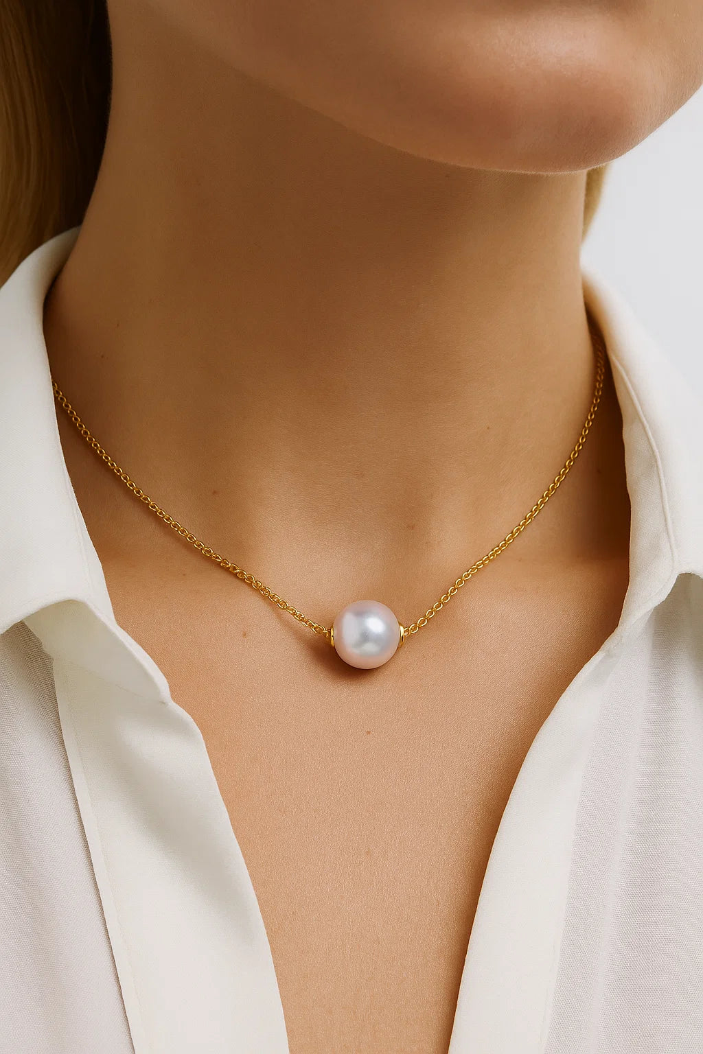Akoya Pearl Pendant Necklace